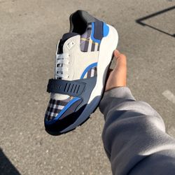 BURBERRY RAMSEY BLACK CHECK NAVY