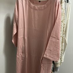 Pink Cotton Dress 