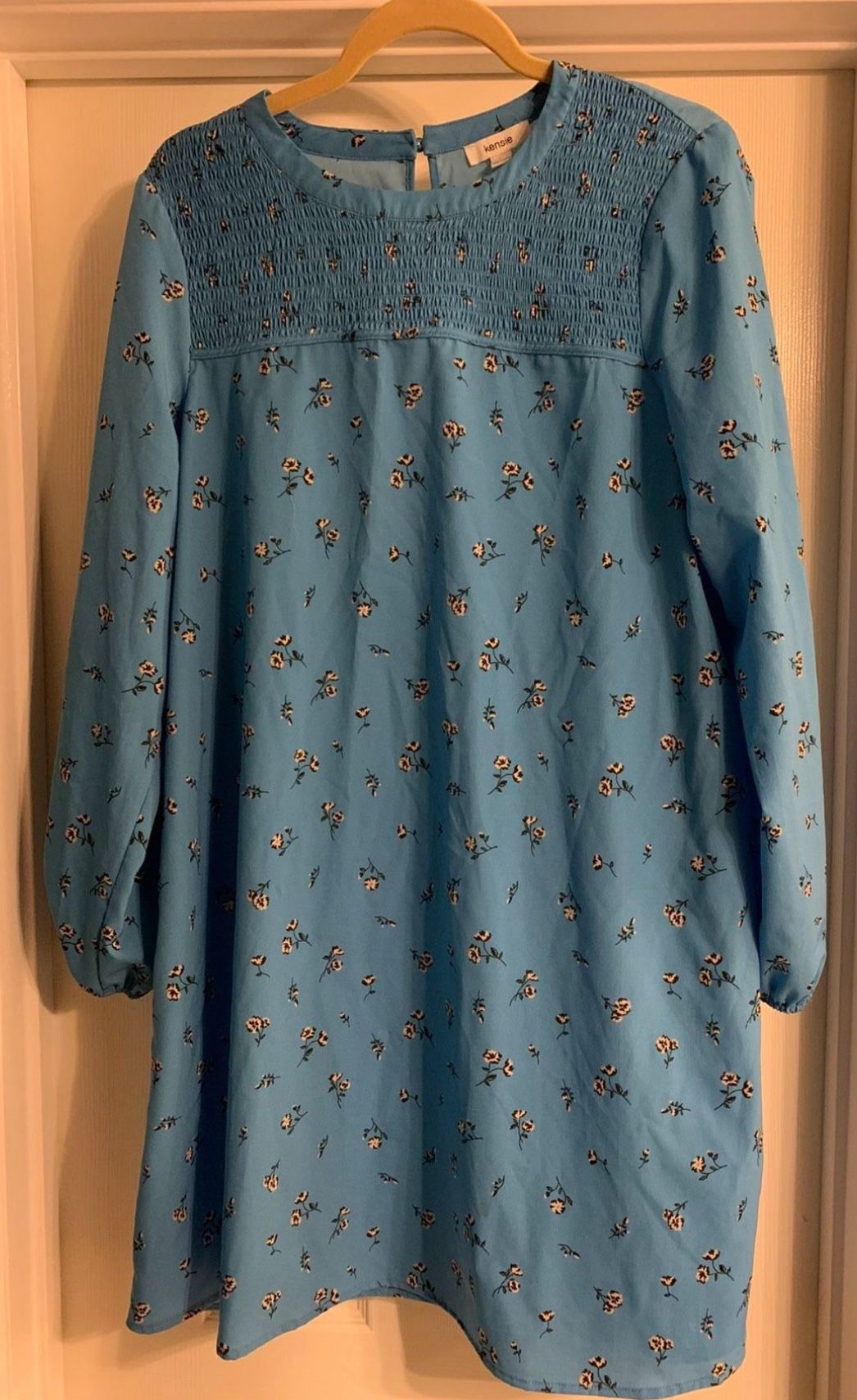 Beautiful Blue Shift Dress Size L Price Firm