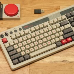 8bitdo Nintendo Retro Wireless Mechanical Keyboard.
