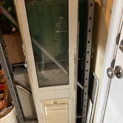 Metal & Glass Doggie Door made for Sliding Door 