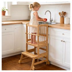 Kids standing tower