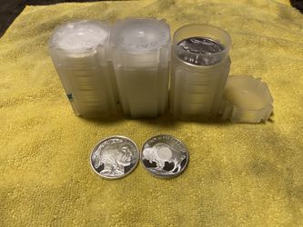 1 oz silver Buffalo 3 tubes of 20 (read post!!!)
