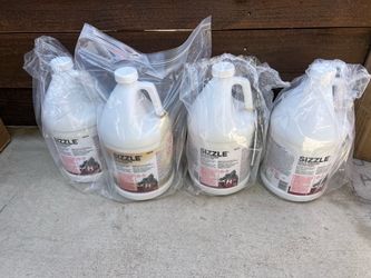 4 gallons sizzle scale remover detartrant $20 each gallon thank you