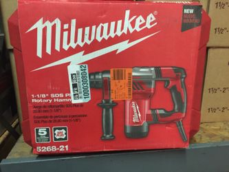 Milwaukee 1-1/8 SDS rotary hammer