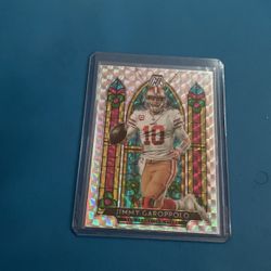 Jimmy Garoppolo Stain Glass Mosaic Prizm