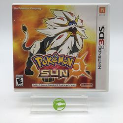 Pokemon Sun (Nintendo 3DS, 2016)