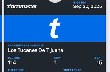 Los Tucanes De Tijuana SAP Tickets Boletos 