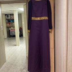 Beautiful Purple A-Line Dress