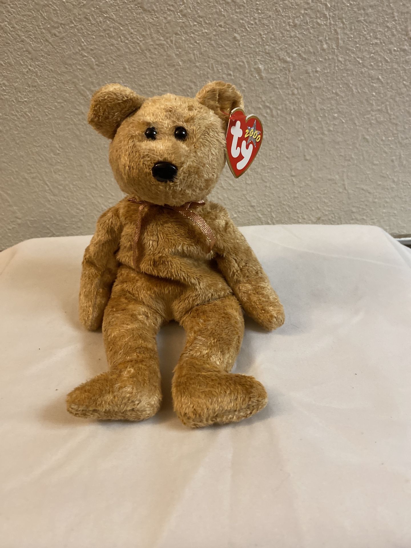 Ty Beanie Baby Cashew Bear