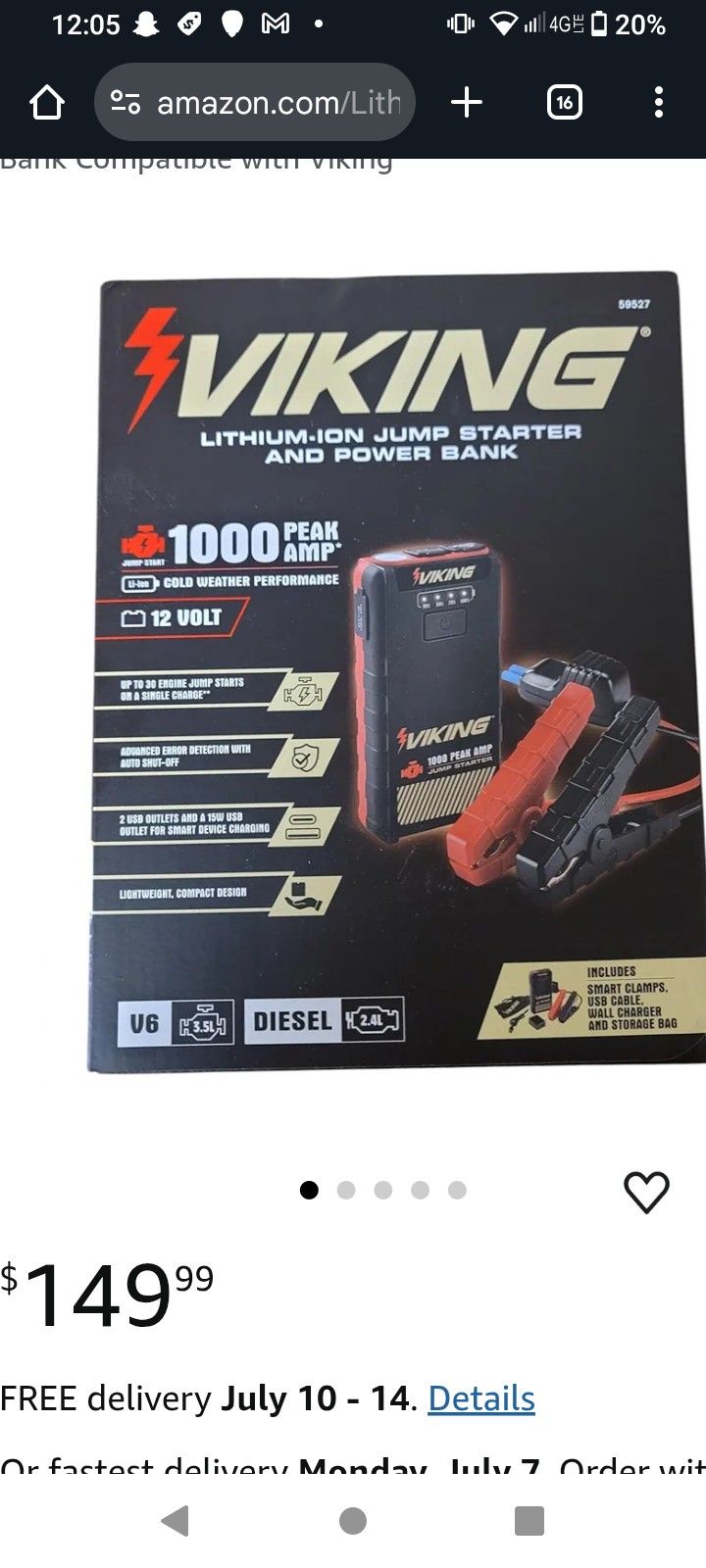 Viking Jump Starter