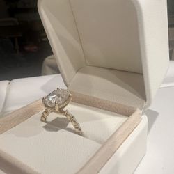 4 Carat Moissanite Engagement Ring Size 7