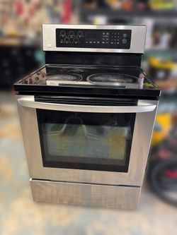 LG glass top stove