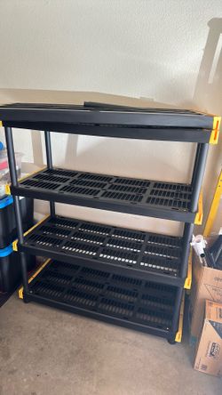 Garage storage shelf