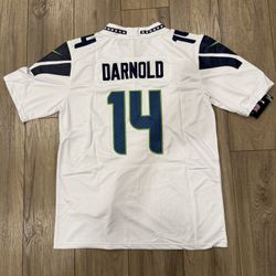 Men’s Seattle Seahawks Sam Darnold Away Stitched Jersey, S To 3Xl