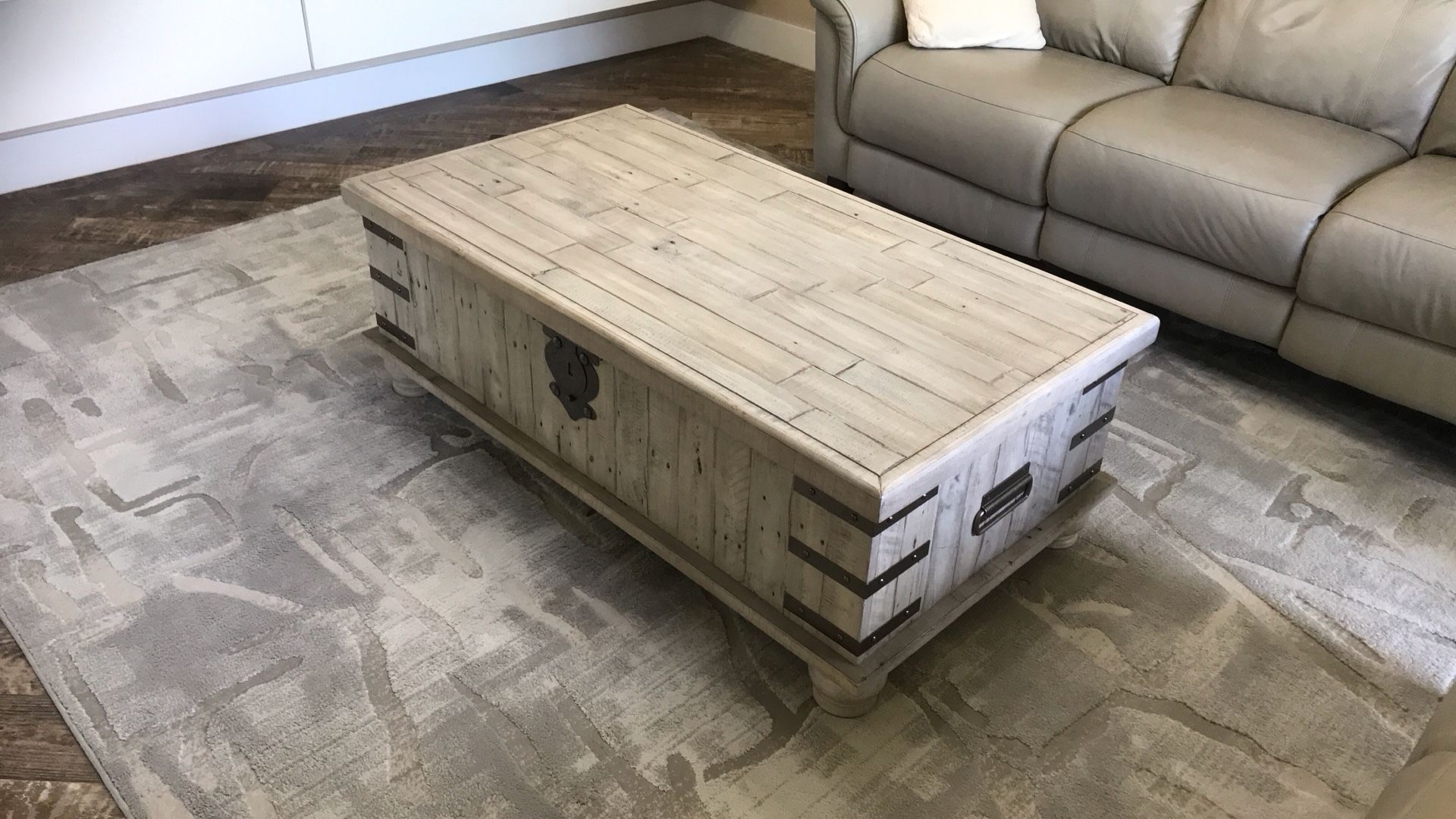 Wooden Trunk Center Table And Storage