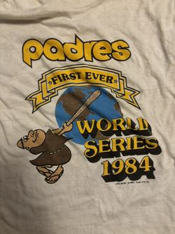 Padres 1984 World Series T-Shirt, Vintage Size Medium
