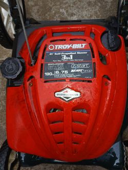 Push mower, mulching.