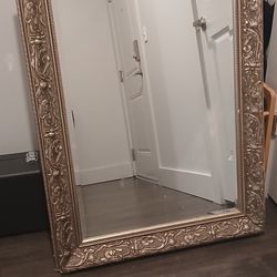 Large Gold Mirror