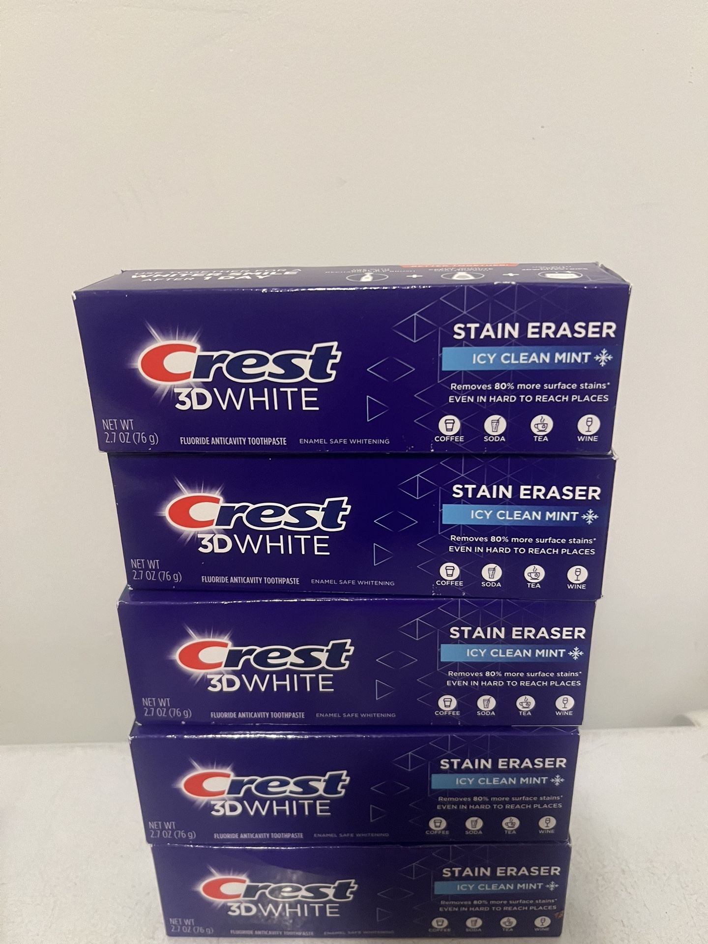 Crest 3 D White Toothpaste 5/$10