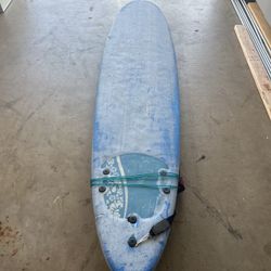 8ft Foam Surfboard – Great Beginner Board! 🏄‍♂️