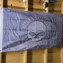 Brand New Harley Davidson 3 Foot By 5 Foot Flag 