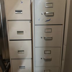 2 File Cabinets- 4 Drawer