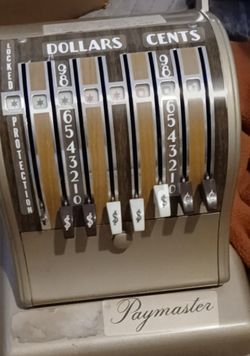 vintage Paymaster Series S-1000 check writer.