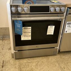 New LG Studio Electric Range With Air Fry - Financing Available 