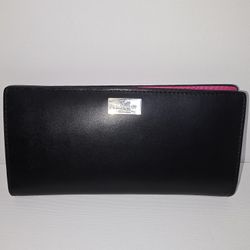 Black And Pink Kate Spade Wallet
