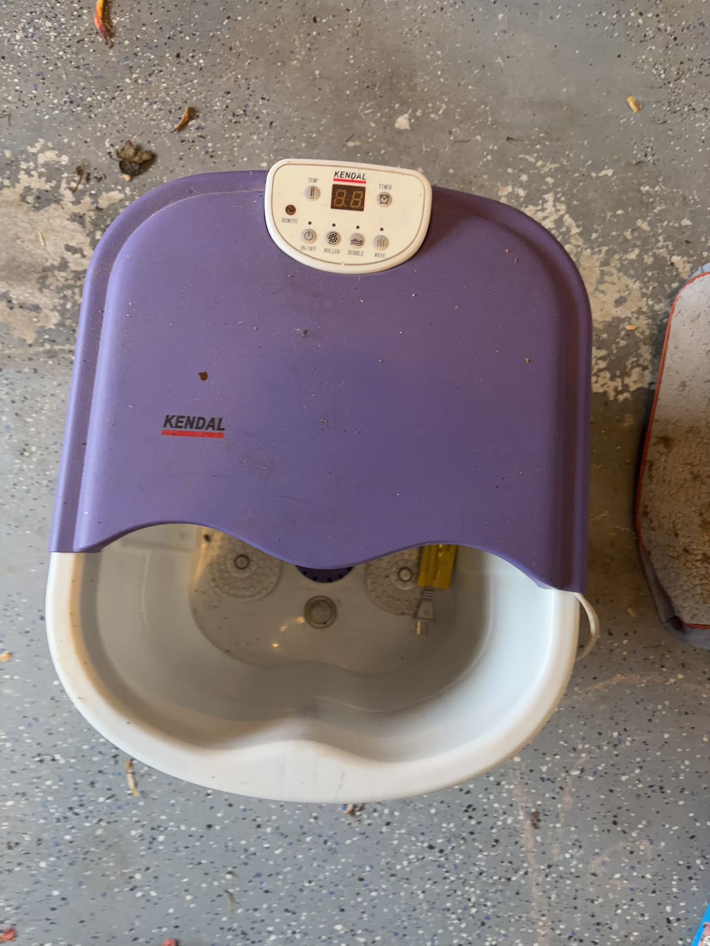 Foot Spa Bath Massager with Heat Bubbles and Vibration Massage and Jets