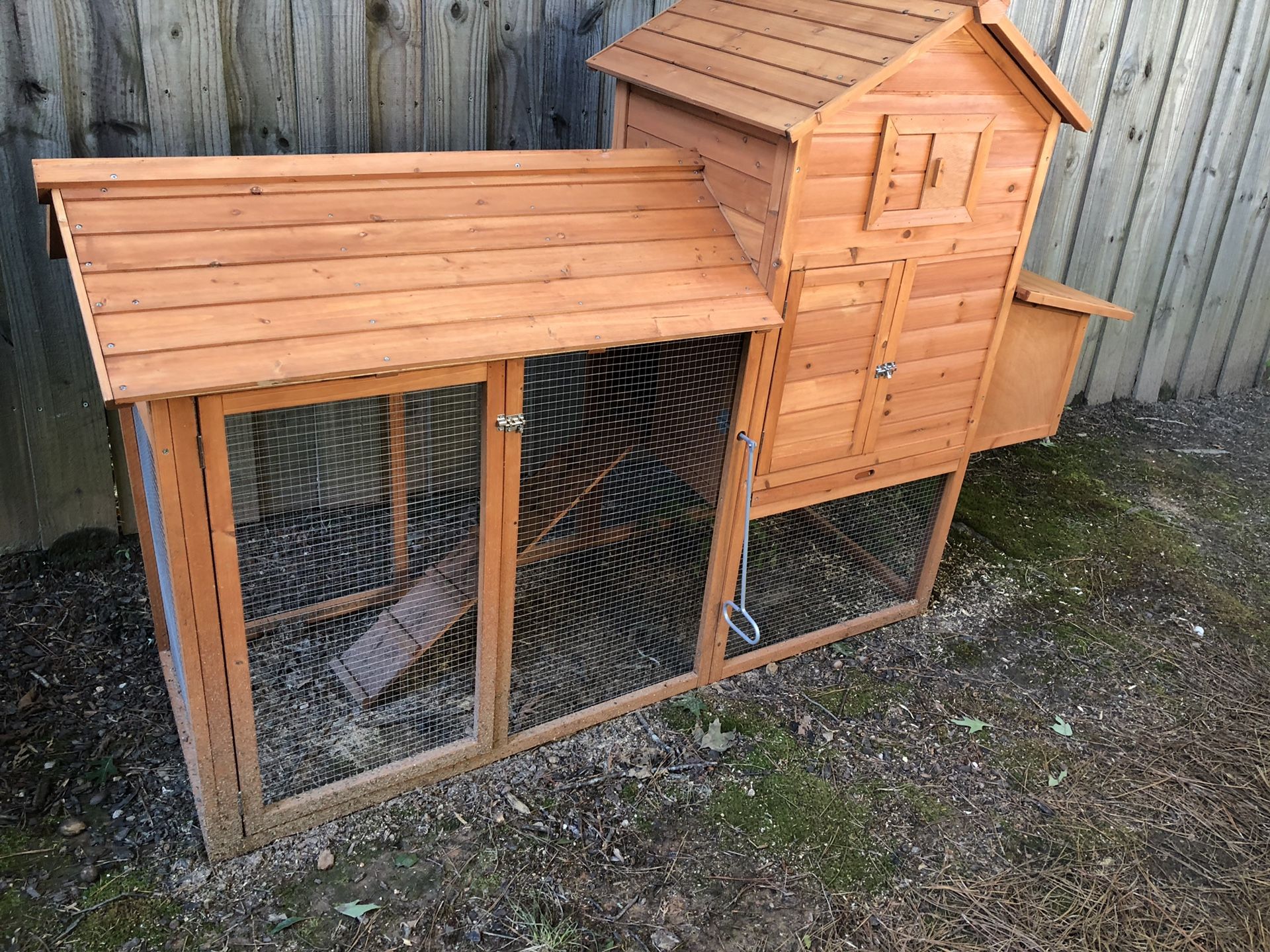 Chicken coop holes about five chickens