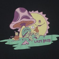 Vintage Y2K Skate Tee Shirt Lazy Daze Soda Purchased From Zummies