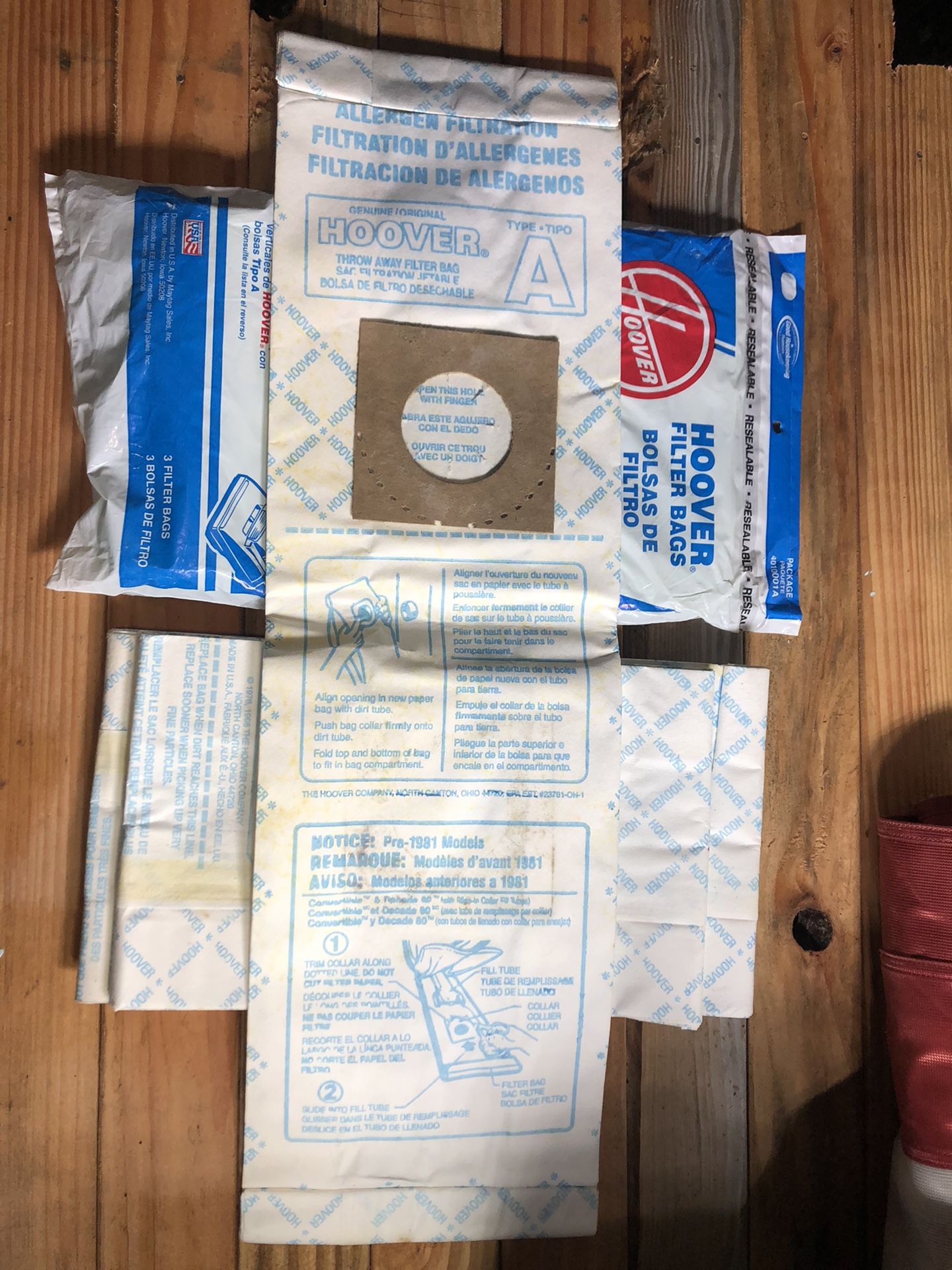 Type A Filter Bags
