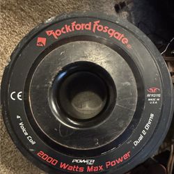 Rockford Fosgate Power HX2 15’ subwoofer (Rare)