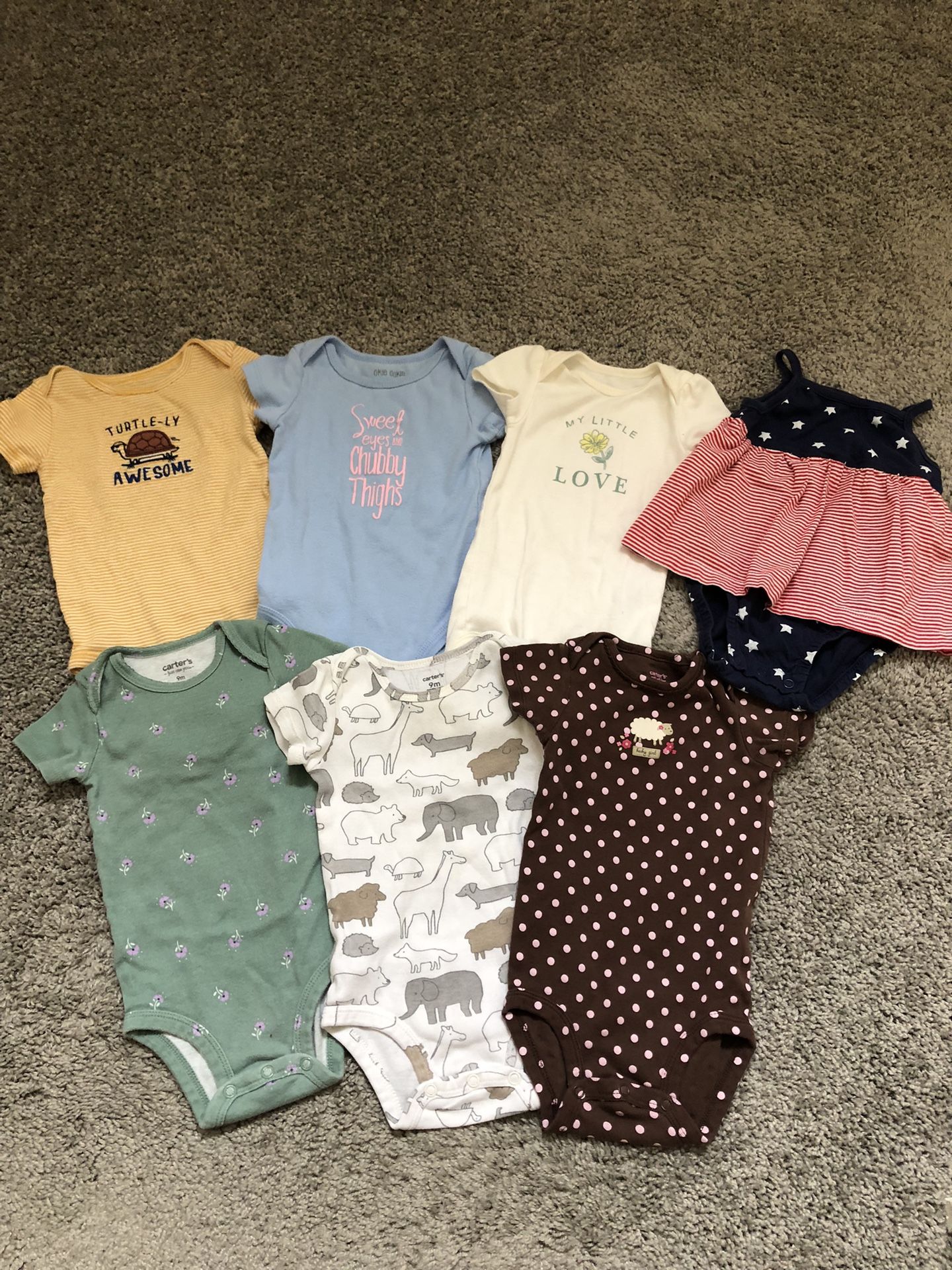9 Month Baby Onesies