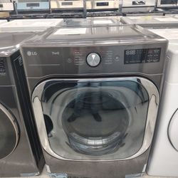 LG 9.0 cu. ft. Vented SMART Stackable Gas Dryer W/ TurboSteam and Sensor Dry Technology