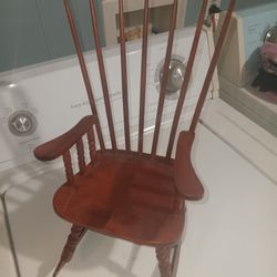 Miniature Wood Rocking Chair
