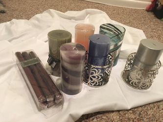 NEW LED CANDLES , CANDLE HOLDERS, AND CANDLES