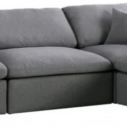 Linen Grey Modular Sectional 
