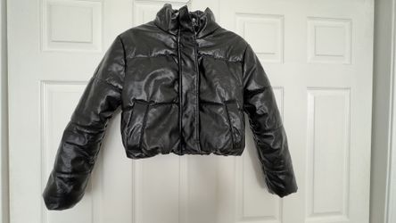 Ambiance Outerwear Black Puffer Jacket – Size L