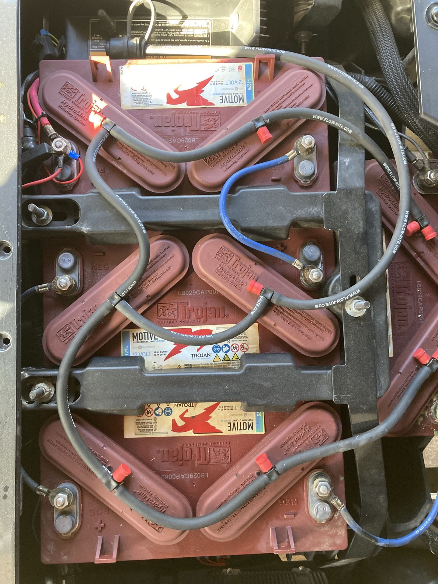 Trojan Hydro link Golf Cart Batteries Water System