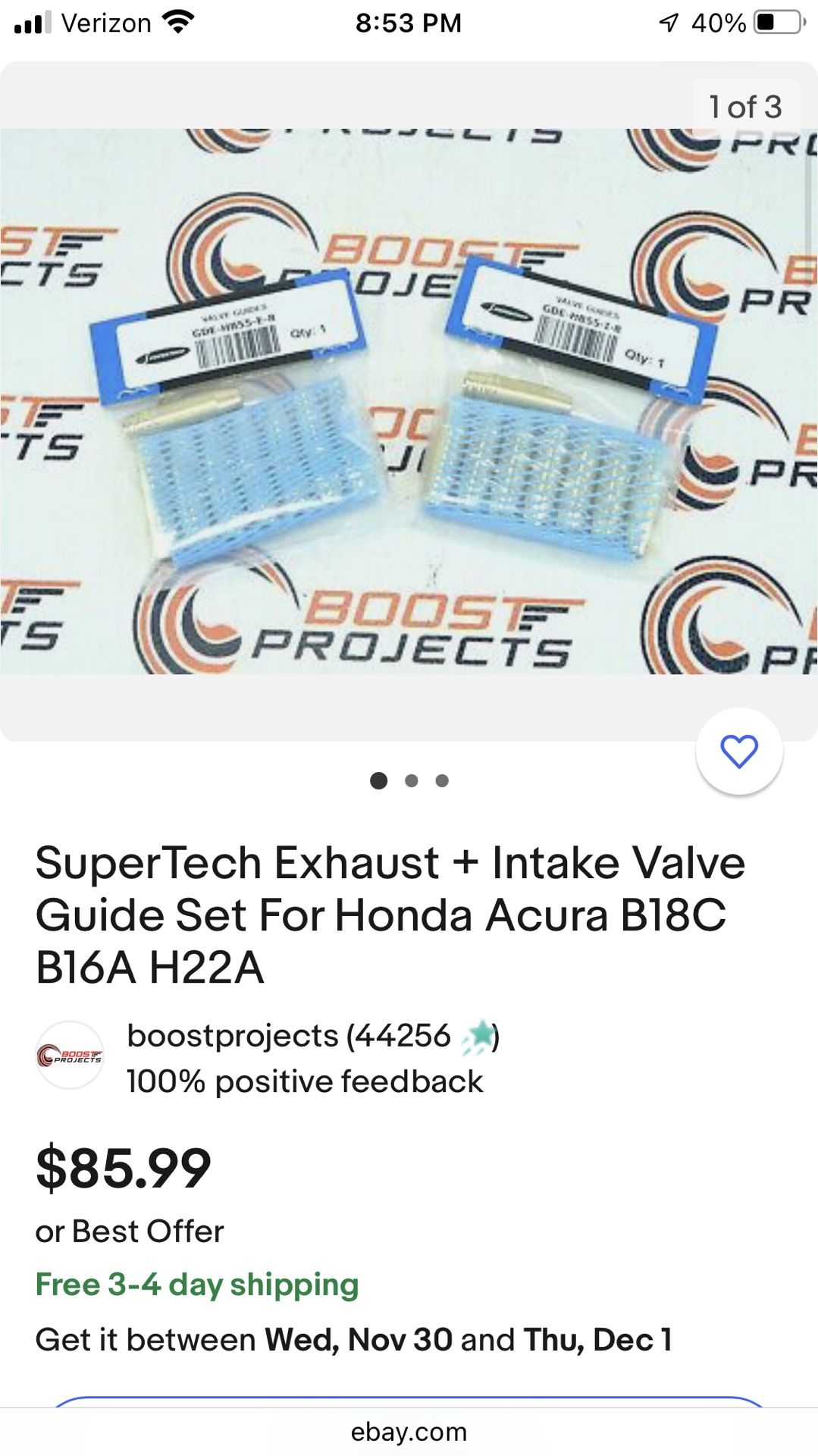 Supertech Valve Locks And Valve Guides Honda Acura