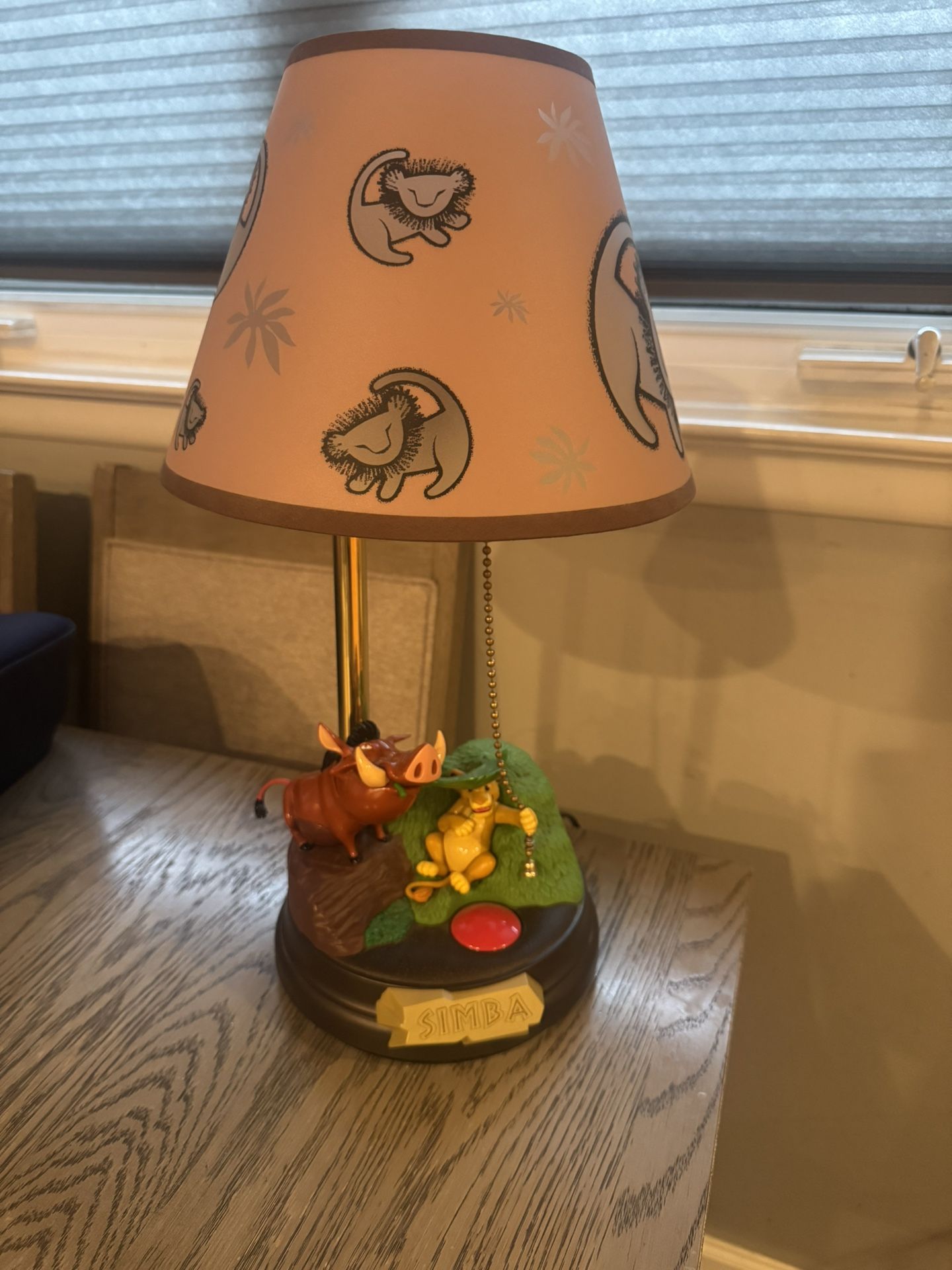 Vintage Lion King Lamp