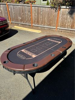Poker table
