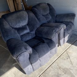2 recliners 