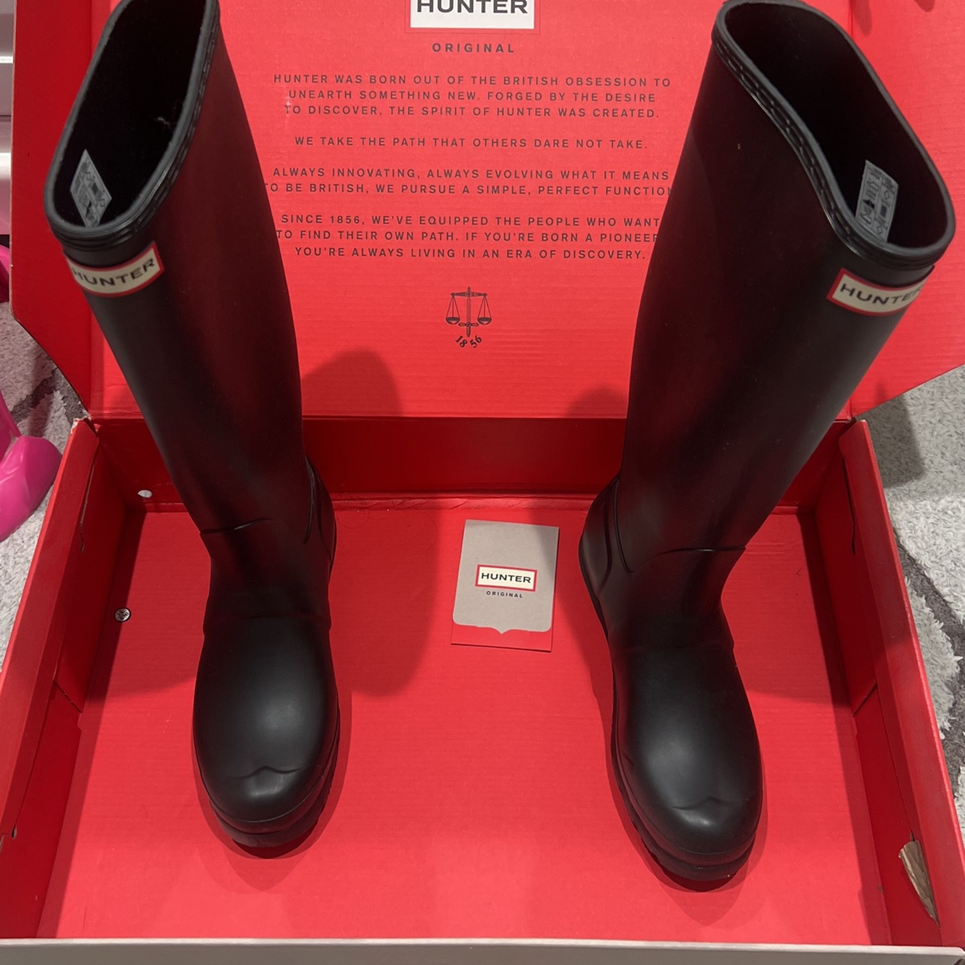 Hunter Rain Boots Size 8