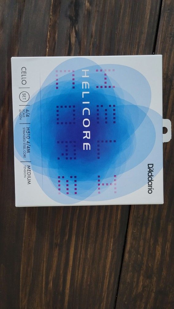 New Prive Cello Strings Set Helicore. New
