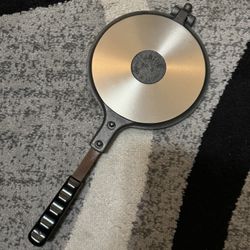 Vintage Jotful NR. 6 Norway Cast Iron Heart Waffle Krumkake Pizzelle Maker