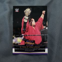 WWE Yokozuna Trading Card